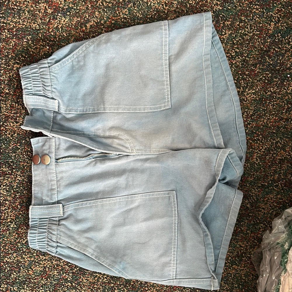 Light Blue Women's Shorts
